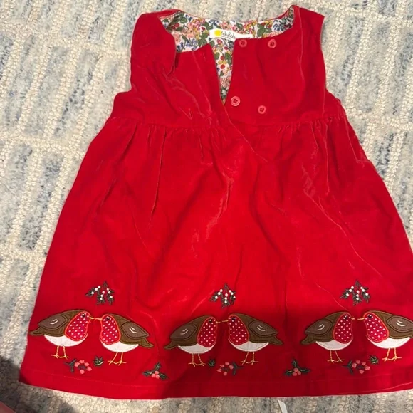 open lace back dress Empire Waistline Shirt Dress-Red, Ornate Flora